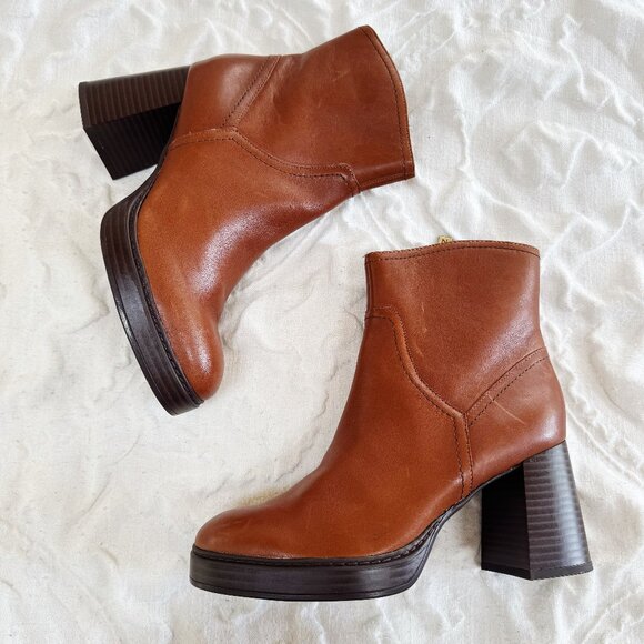 Naturalizer Orlean Platform Ankle Boot Size 8.5 New - Picture 3 of 10